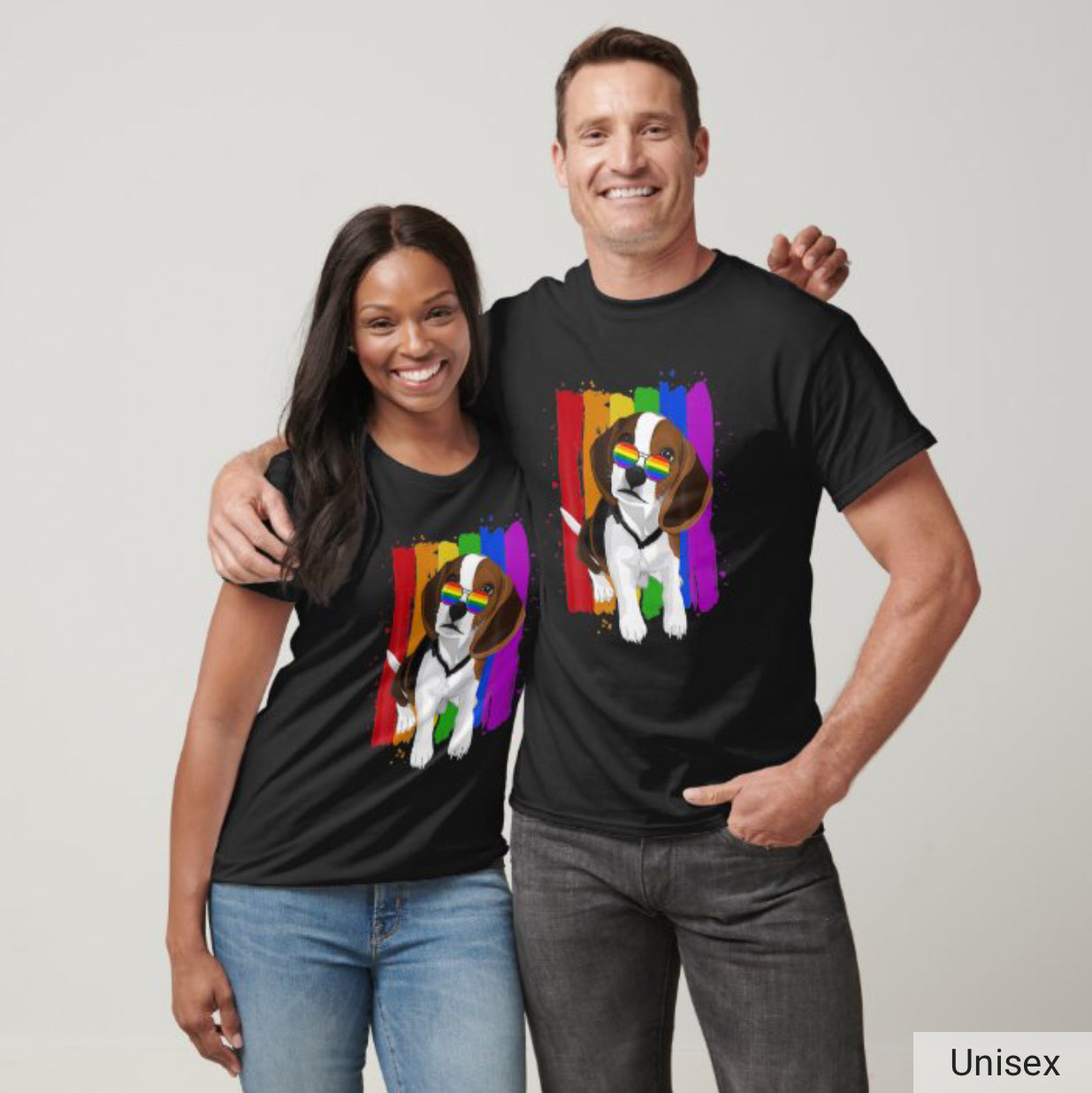 Shop Pride T-shirts with Dog Image