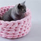 Pet Kennel Pet Dog Cat Hand-woven Bed Handmade Knit Nest House