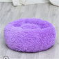 Soft and Fluffy Round Shag Pet Bed and Cushion