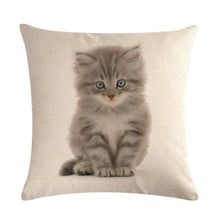 Load image into Gallery viewer, Cute Cat Sofa Decorative Cotton Linen Cushion Cover Pillowcase 45*45 Throw Pillow Home Decor

