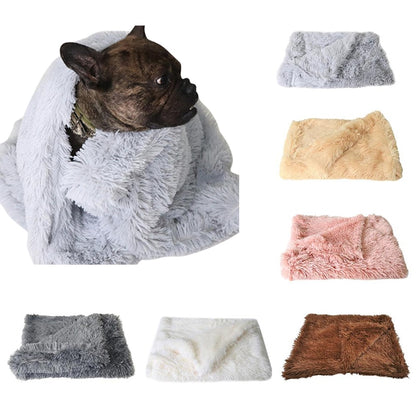 Fluffy Flannel Pet Bed, Warm Blanket or Cushion Mat (Eco-Friendly)