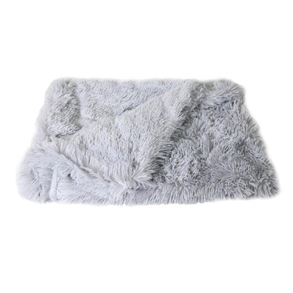 Fluffy Flannel Pet Bed, Warm Blanket or Cushion Mat (Eco-Friendly)
