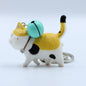Fashion Cute Cartoon Walking Cat Pendant Key Rings