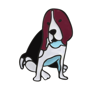Cartoon Dog Collection Brooch Corgi Bulldog Lapel Pins