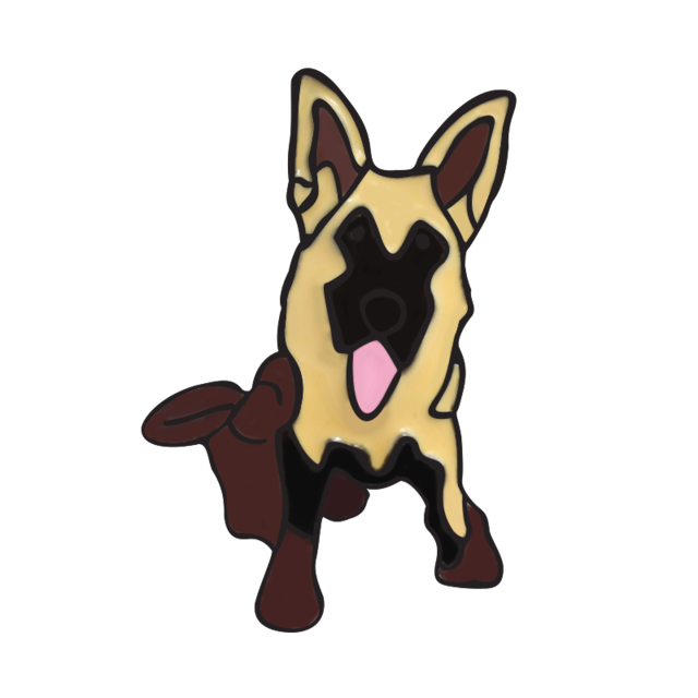 Cartoon Dog Collection Brooch Corgi Bulldog Lapel Pins