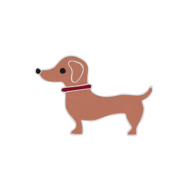 Cartoon Dog Collection Brooch Corgi Bulldog Lapel Pins