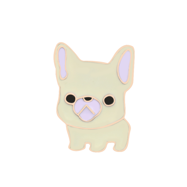 Cartoon Dog Collection Brooch Corgi Bulldog Lapel Pins