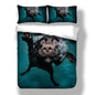 3D Pug Dog Duvet (Queen King Size Bedding Set) High Quality Kids Cartoon Quilt Cover