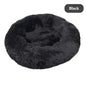 Plush Round Self Warming Lounger and Pet Beds for Dogs and Cats