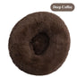 Plush Round Self Warming Lounger and Pet Beds for Dogs and Cats