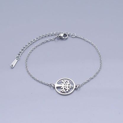 Boho Dream Catcher Dog Paw Flamingo Charm Bracelet 100% Stainless Steel Dainty Jewelry