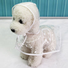 Load image into Gallery viewer, Waterproof Transparent Dog Raincoats For Spring and Summer Rain Walks Sizes XS-XL
