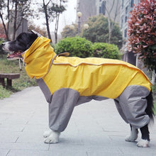 Load image into Gallery viewer, Pet Large Dog Raincoat Outdoor Waterproof Clothes Hooded Jumpsuit Cloak For Small Big Dogs Overalls Rain Coat Labrador
