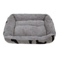 Self-Warmming Orthopedic Luxury Dog Cat Bed Rectangle Pet Bed with Dog Paw Prints