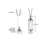 Glass Vial Necklace Pendant Memorial Ash Bottle Cremation Pet Urn