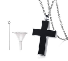 Load image into Gallery viewer, Glass Vial Necklace Pendant Memorial Ash Bottle Cremation Pet Urn
