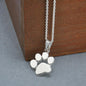 Silver Color Gold Dog Cat Necklace For Women jewelry accessories Animal Paw Pet Choker Necklace Pendant Footprints New