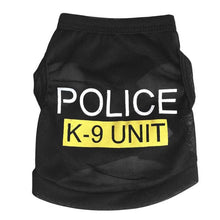Load image into Gallery viewer, Police Suit Cosplay Dog Black Elastic Vest / Coat Apparel Costumes
