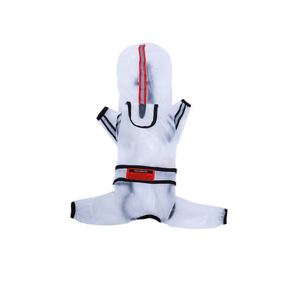 HOOPET Pet Raincoat Puppy Four Feet Hooded Transparent Waterproof Teddy Large Dog Rain Out Clothes