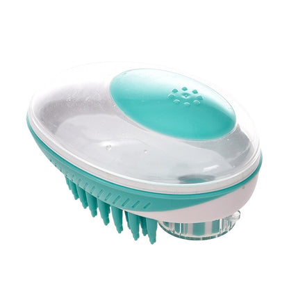 Pet Dog Bath Brush Comb Silicone SPA Shampoo Massage and Shower Hair Removal Comb