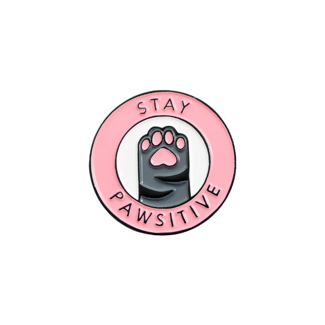 Adorable Dog and Cat Enamel Paw Pins