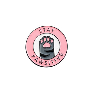 Adorable Dog and Cat Enamel Paw Pins