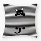 Black & White Cat Sofa Decorative Cushion Cover Pillow Pillowcase (Polyester) Home Decor