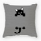 Black & White Cat Sofa Decorative Cushion Cover Pillow Pillowcase (Polyester) Home Decor