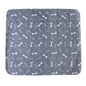 Reusable Pet Urine Pad Washable Dog Cat Diaper Mat 3 Layer Absorbent Dogs Diapers Pads Bone Paw Print