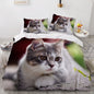3D Bedding Sets Red Duvet Quilt Cover And Comforter Bed Linen Pillowcase (King Queen 173*230 cm)