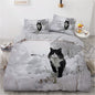 3D Bedding Sets Red Duvet Quilt Cover And Comforter Bed Linen Pillowcase (King Queen 173*230 cm)