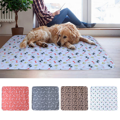 Reusable Dog Diaper Mat Waterproof Absorbent Pet Pee Pads Washable