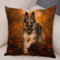 German Shepherd Dog Pillow Case Covers Decor Pet Animal Cushion Cover for Sofa Home Super Soft Short Plush Pillowcase 45*45cm