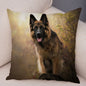 German Shepherd Dog Pillow Case Covers Decor Pet Animal Cushion Cover for Sofa Home Super Soft Short Plush Pillowcase 45*45cm