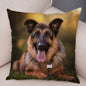 German Shepherd Dog Pillow Case Covers Decor Pet Animal Cushion Cover for Sofa Home Super Soft Short Plush Pillowcase 45*45cm