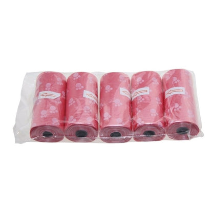 Biodegradable Pet Waste Bag With Poop Bag Dispenser 5 Rolls 75 pcs