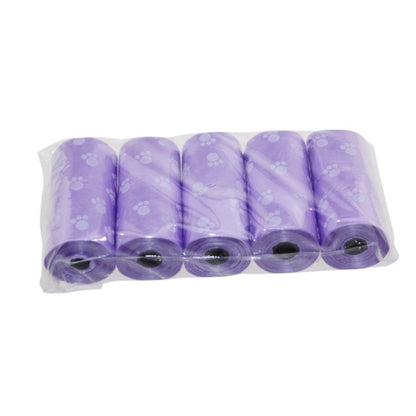 Biodegradable Pet Waste Bag With Poop Bag Dispenser 5 Rolls 75 pcs