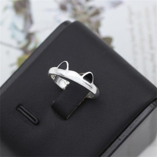 Hot Selling Fashion Women's Ring Pet Dog Paw Cat Ears Angel Wings Bee Rabbit Heart Wedding Ring Animal Jewelry Gift 2020 New