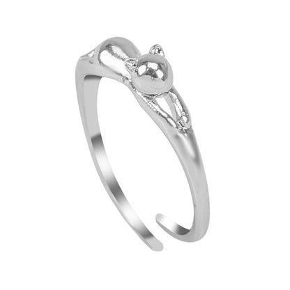 Hot Selling Fashion Women's Ring Pet Dog Paw Cat Ears Angel Wings Bee Rabbit Heart Wedding Ring Animal Jewelry Gift 2020 New