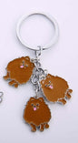 Jewelry Lovely Pomeranian Dog Charm Metal Key Chains
