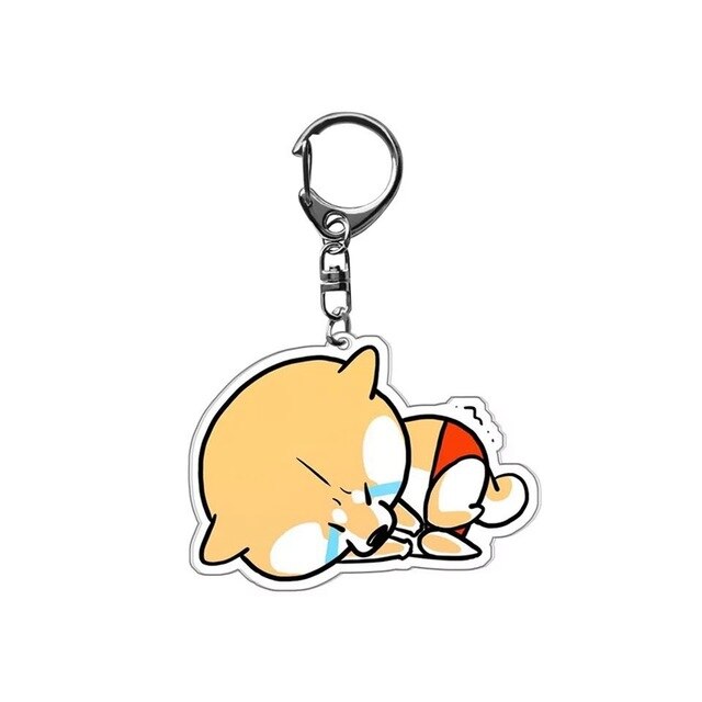 Dog Cartoon Acrylic Key Chain