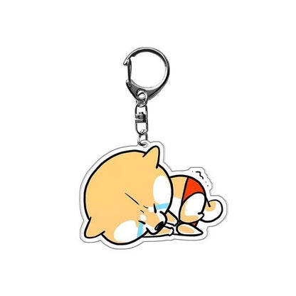 Dog Cartoon Acrylic Key Chain