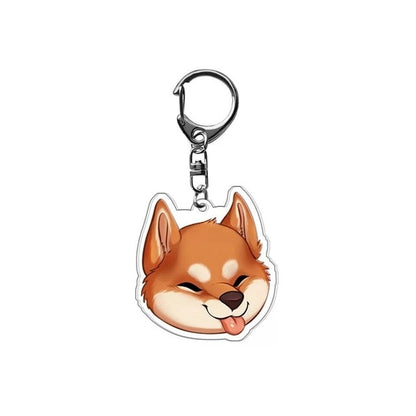 Dog Cartoon Acrylic Key Chain