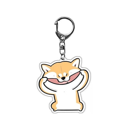 Dog Cartoon Acrylic Key Chain