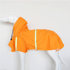 Pet Dog Waterproof Reflective Raincoat for Small and Large Dogs Breathable Outdoor Clothes