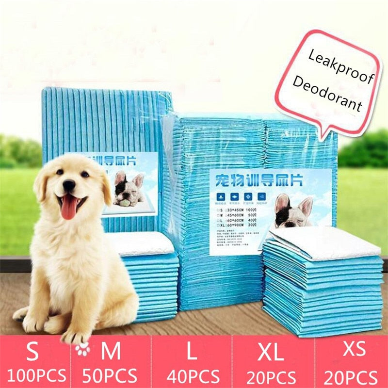 60*90 cm Puppy Training Pads Disposable Diaper 100 Pcs