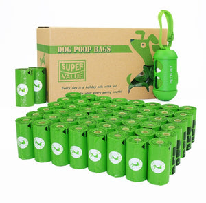 Pet N Pet Biodegradable Dog Poop Earth-Friendly 360/720 Counts 24/48 Rolls 15 Micron Green Cat Waste Bag