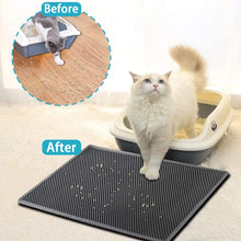 Load image into Gallery viewer, Pet Cat Litter Mat Honeycomb Double Layer Waterproof Urine Proof Trapping Kitty Litter Mat Litter Boxes Large Size Easy Clean
