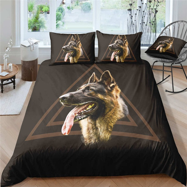 Adorable Animal Bedding Sets 3D Print Duvet Cover (Double, King Size)