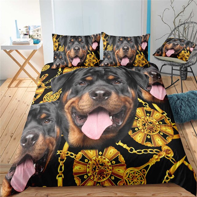 Adorable Animal Bedding Sets 3D Print Duvet Cover (Double, King Size)